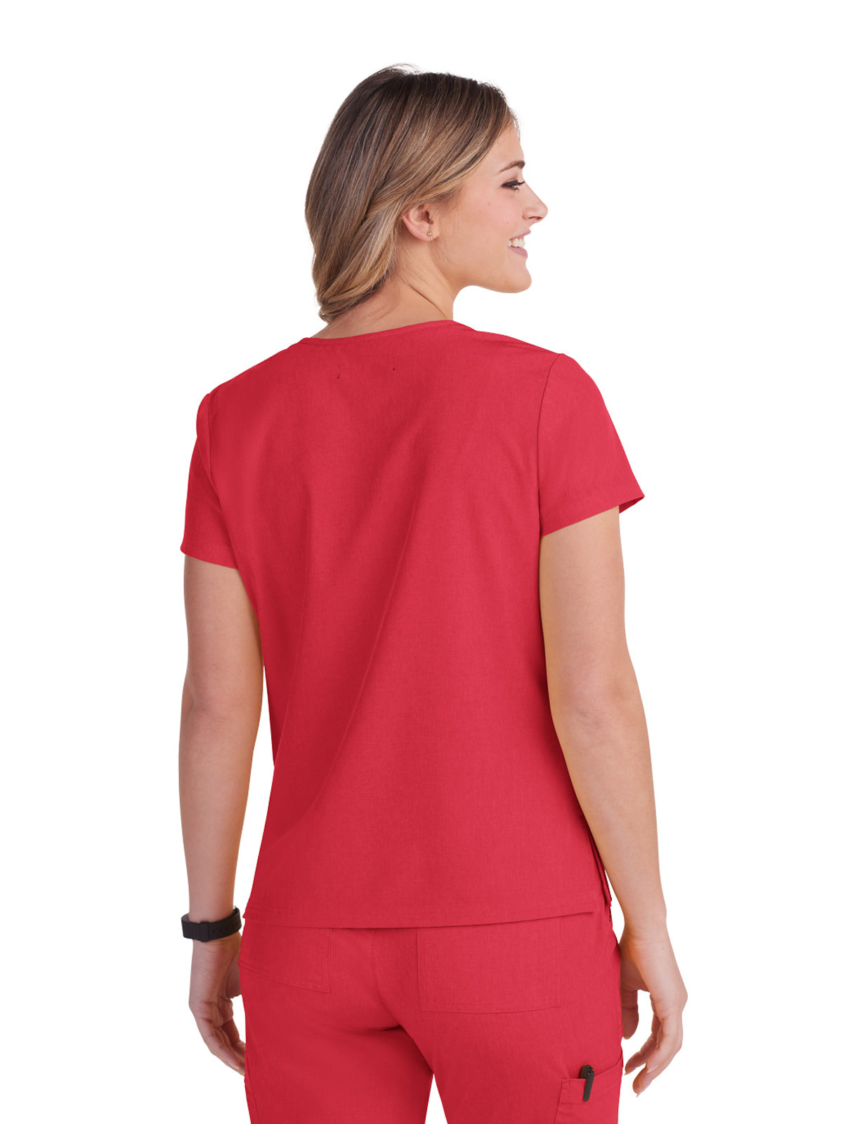 Women's 4-Pocket Stretch V-Neck Becca Scrub Top