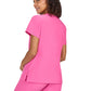 Women's 4-Pocket Stretch V-Neck Becca Top - 373 - Heather Pink Lemonade