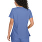 Women's Mock-Wrap Neck Katie Scrub Top