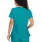 Women's Mock-Wrap Neck Katie Scrub Top