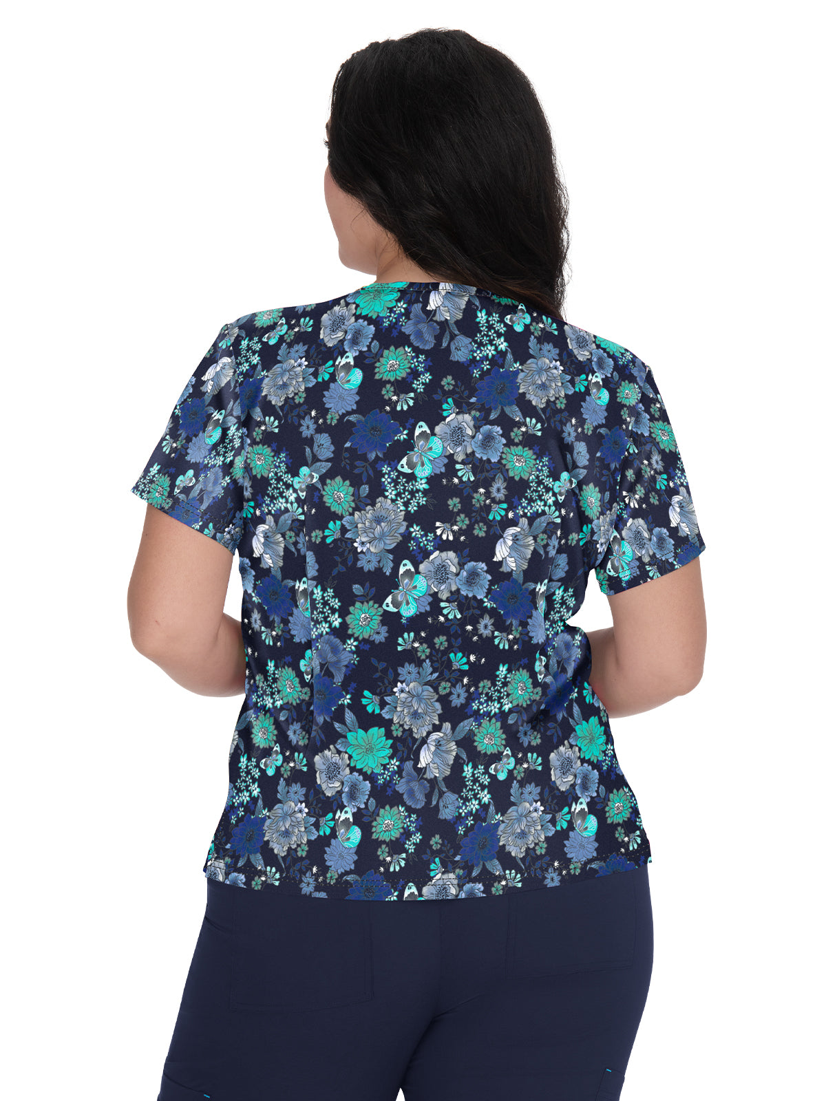 Women's Athletic-Inspired, Breathable Mesh Leslie Scrub Top