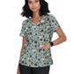 Women's Athletic-Inspired, Breathable Mesh Leslie Scrub Top