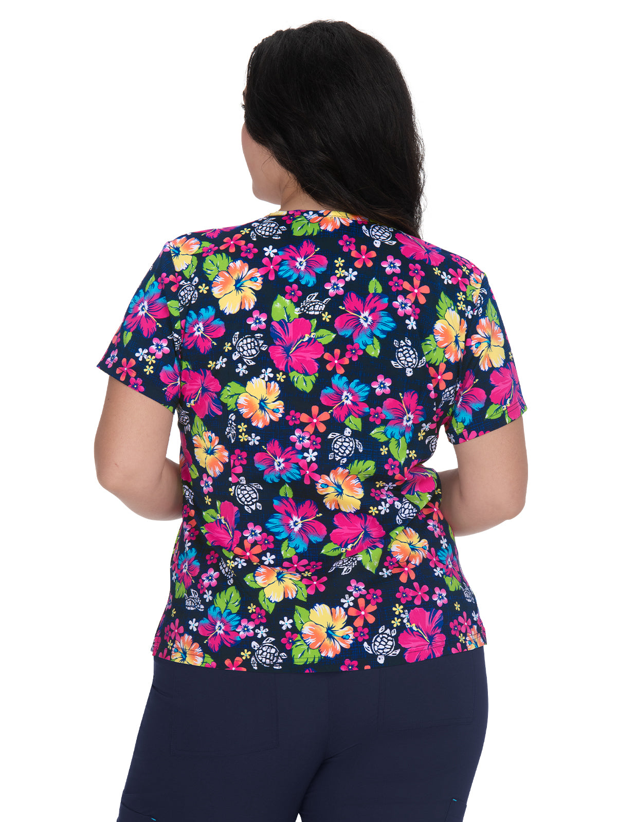 Women's Athletic-Inspired, Breathable Mesh Leslie Scrub Top