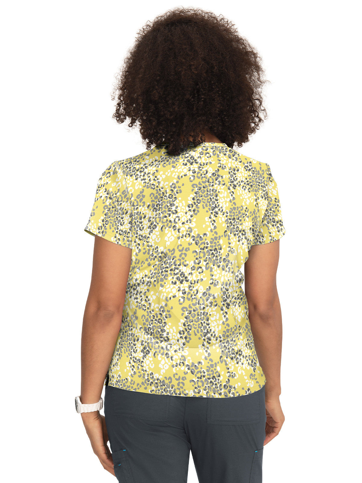 Women's Athletic-Inspired, Breathable Mesh Leslie Scrub Top