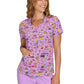 Women's Athletic-Inspired, Breathable Mesh Leslie Scrub Top