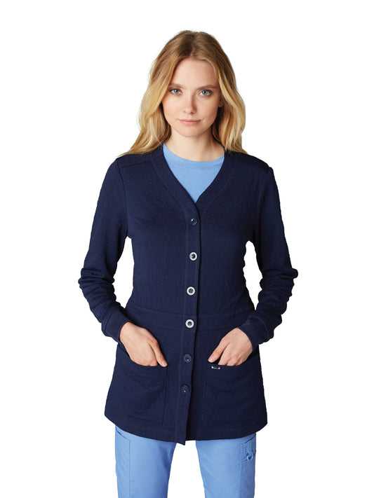 Women's 2-Pocket Lightweight Cardigan Style Knit Sweater