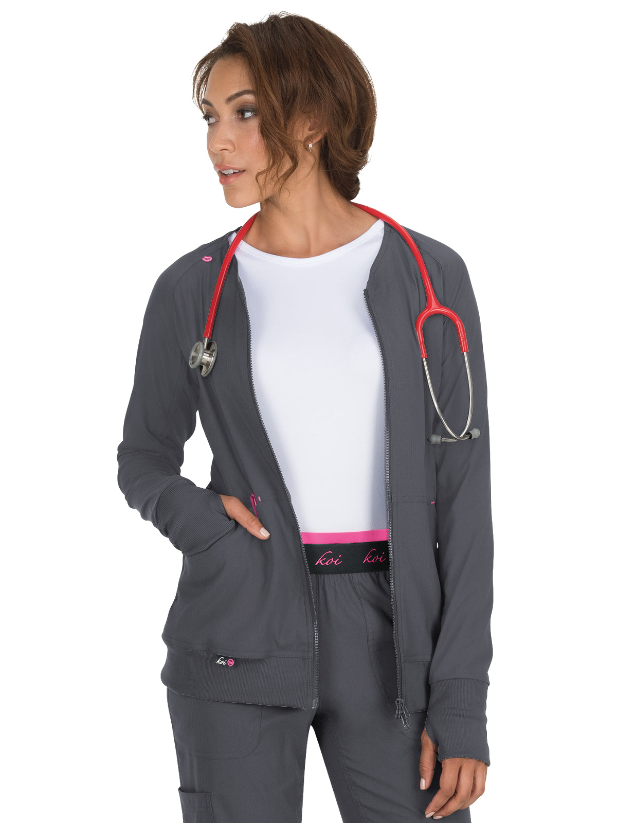 Women's 3-Pocket 2-Way Zipper Clarity Jacket