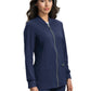 Women's 4-Pocket Rib Collar Andrea Scrub Jacket