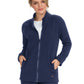 Women's 2-Pocket Super Soft Fleece Wellness Scrub Jacket