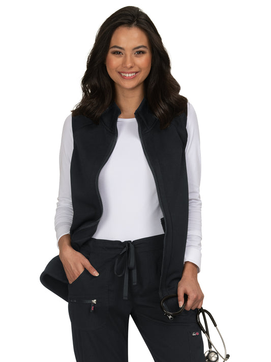 Women's Zipper Front Fleece Fearless Vest