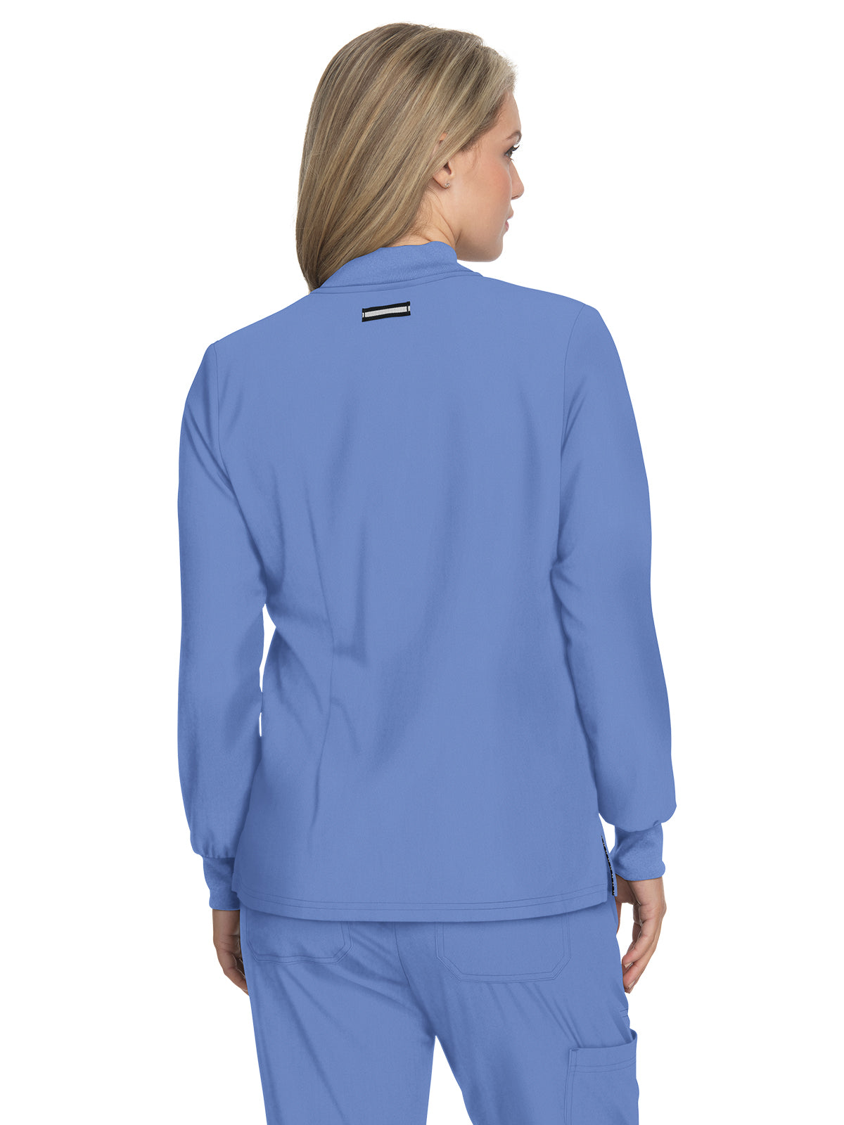 Women's Zipper Front Stretch Always in Motion Scrub Jacket