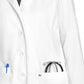 Women's 3-Pocket Button-Front Hema Lab Coat - 464 - White