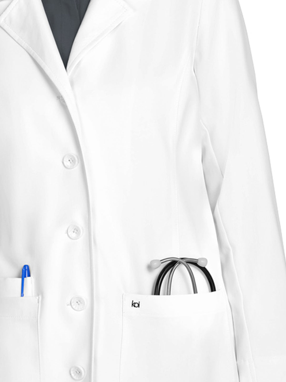 Women's 3-Pocket Button-Front Hema Lab Coat