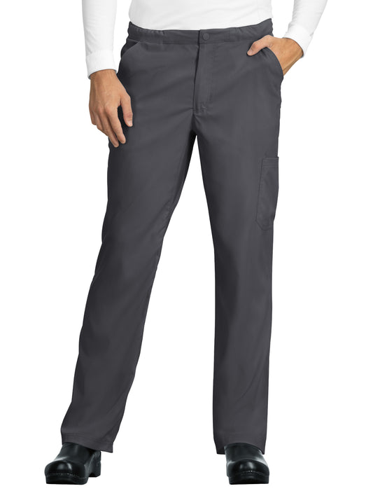 Men's 6-Pocket Slim Leg Stretch Discovery Scrub Pant