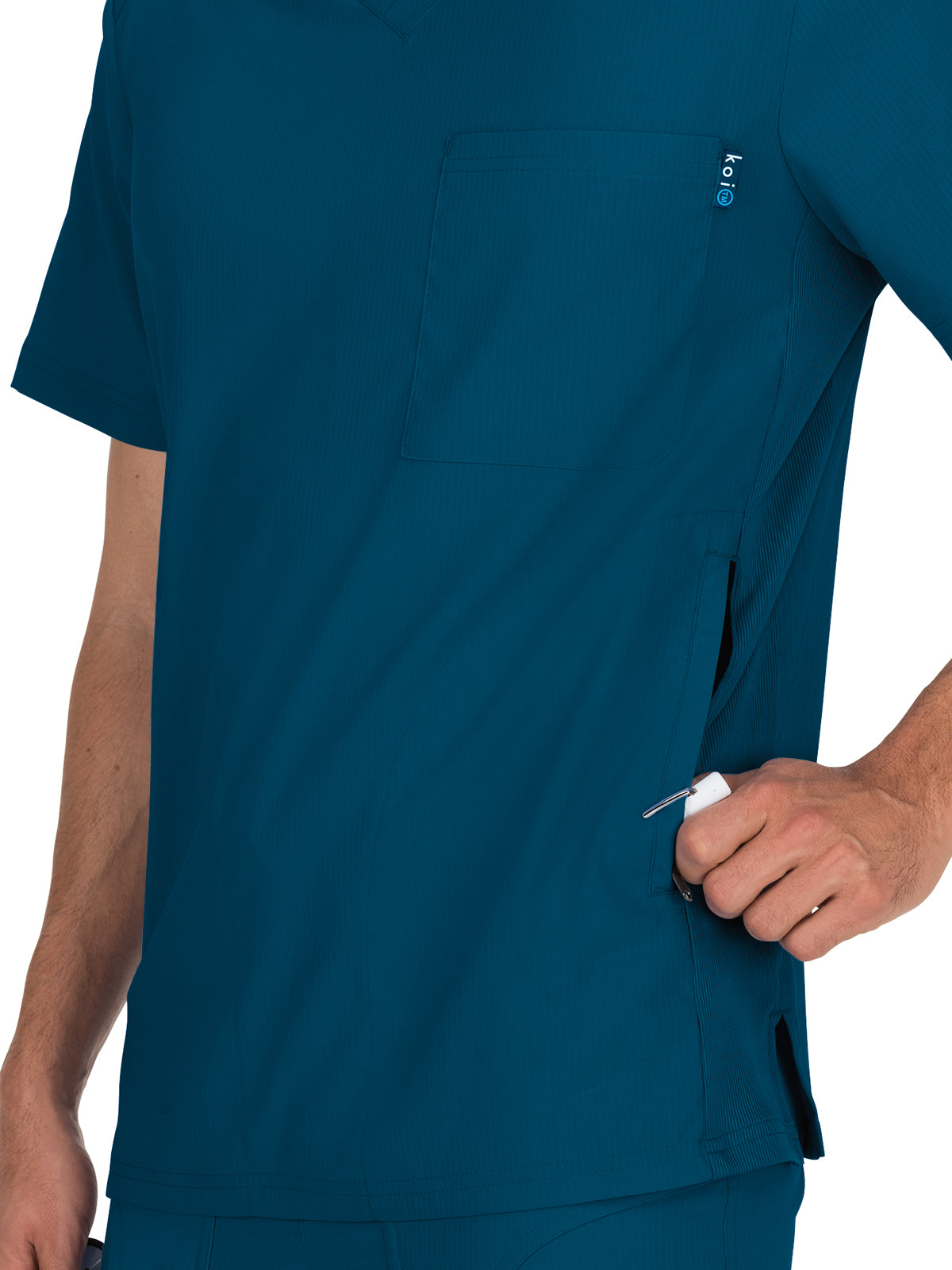 Men's 3-Pocket Athletic V-Neck Force Scrub Top