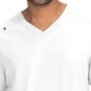 Men's 4-Pocket  V-Neck Free To Be Top - 672 - White