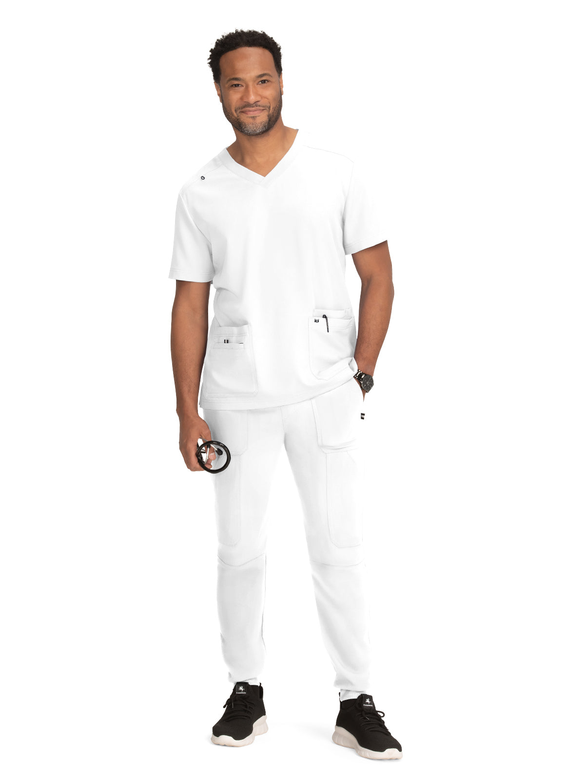 Men's 4-Pocket  V-Neck Free To Be Scrub Top