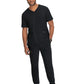 Men's 4-Pocket  V-Neck Free To Be Top - 672 - Black