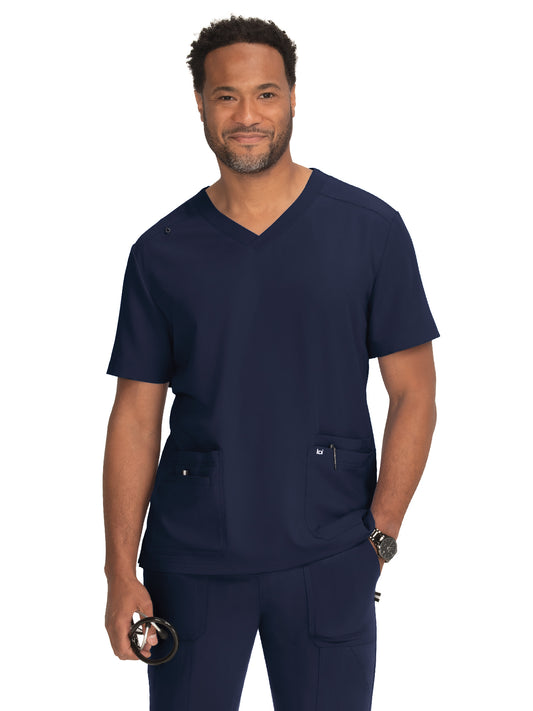 Men's 4-Pocket  V-Neck Free To Be Top