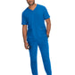 Men's 4-Pocket  V-Neck Free To Be Top - 672 - Royal Blue