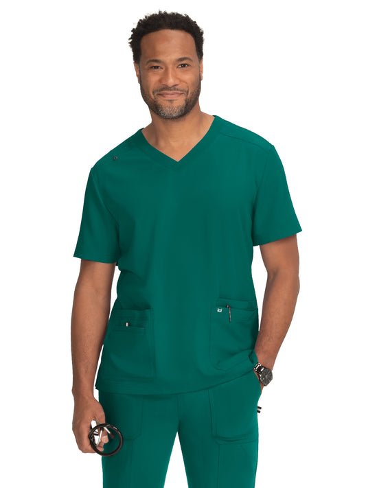 Men's 4-Pocket  V-Neck Free To Be Scrub Top