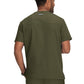 Men's 4-Pocket  V-Neck Free To Be Top - 672 - Olive Green