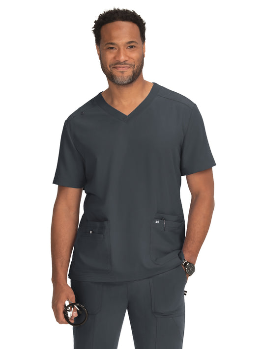 Men's 4-Pocket  V-Neck Free To Be Top