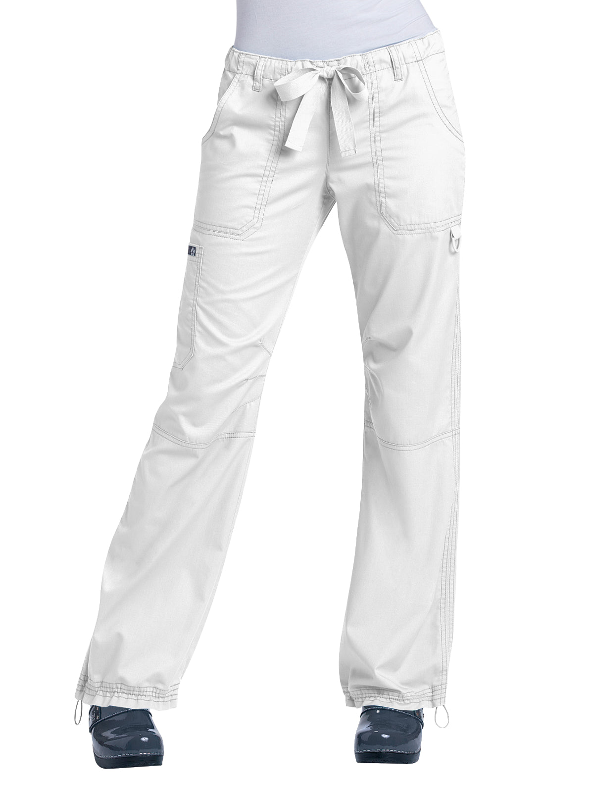 Women's 7-Pocket Adjustable Drawstring Lindsey Cargo Scrub Pant