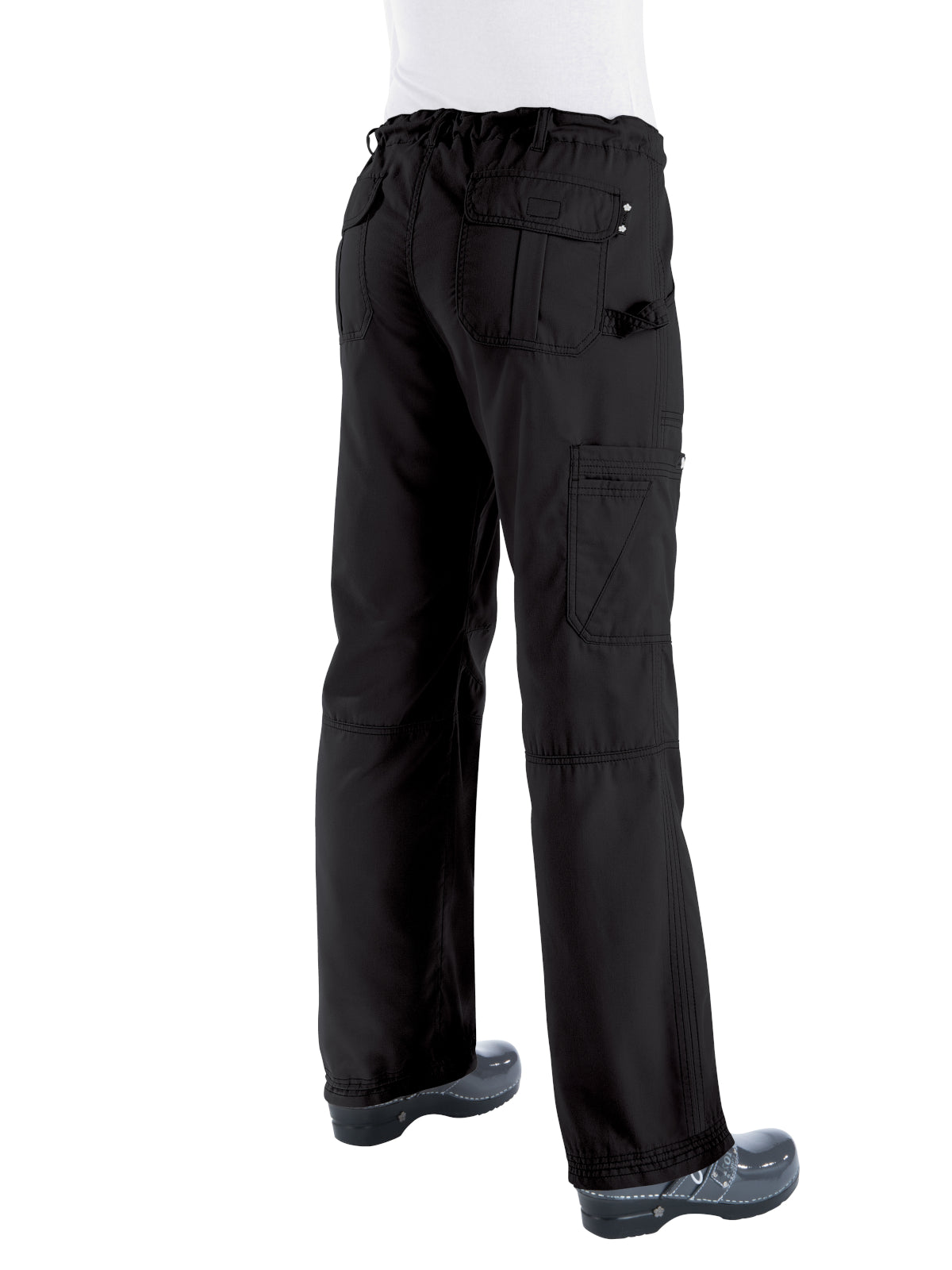 Women's 7-Pocket Adjustable Drawstring Lindsey Cargo Scrub Pant