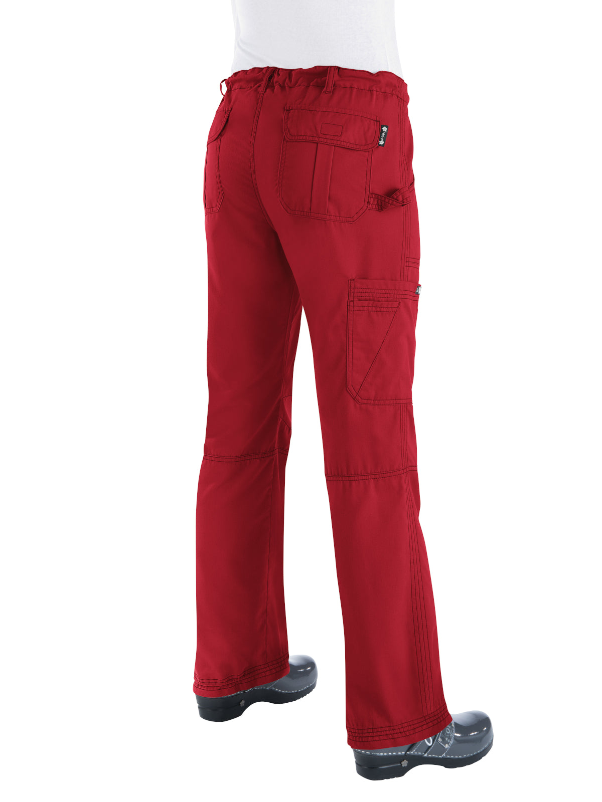 Women's 7-Pocket Adjustable Drawstring Lindsey Cargo Scrub Pant