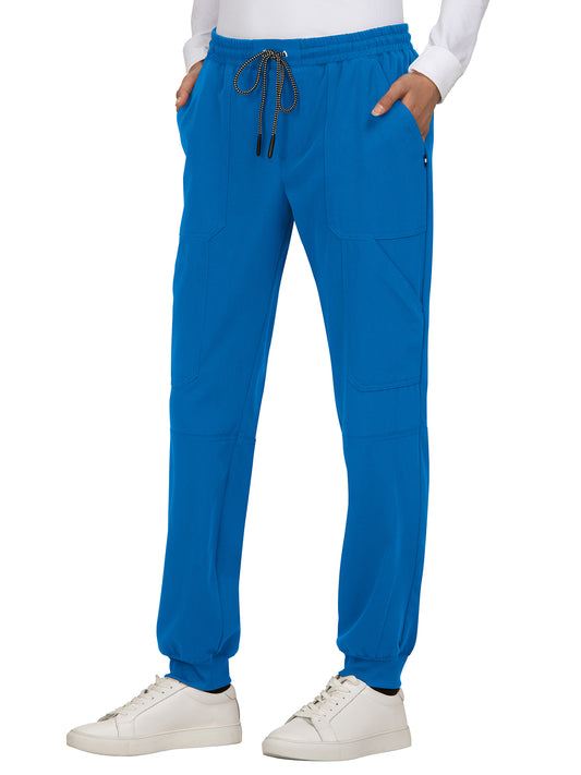 Women's 7-Pocket Stretch Jogger Good Vibe Scrub Pant