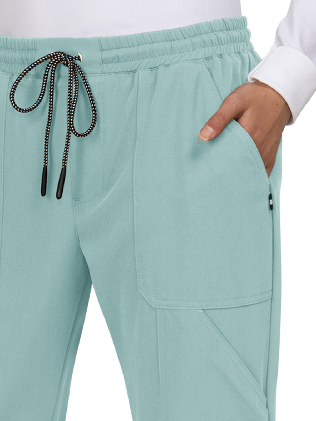 Women's 7-Pocket Stretch Jogger Good Vibe Scrub Pant