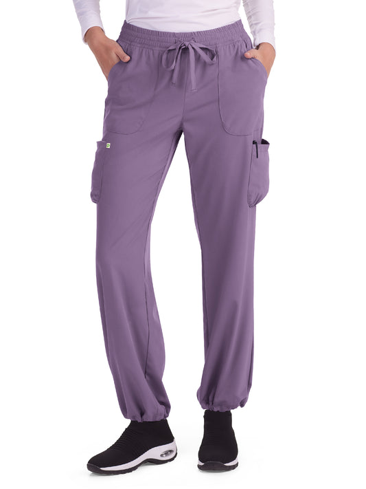 Women's Drawstring Elastic Adjustable Cinch Dunia Scrub Pant