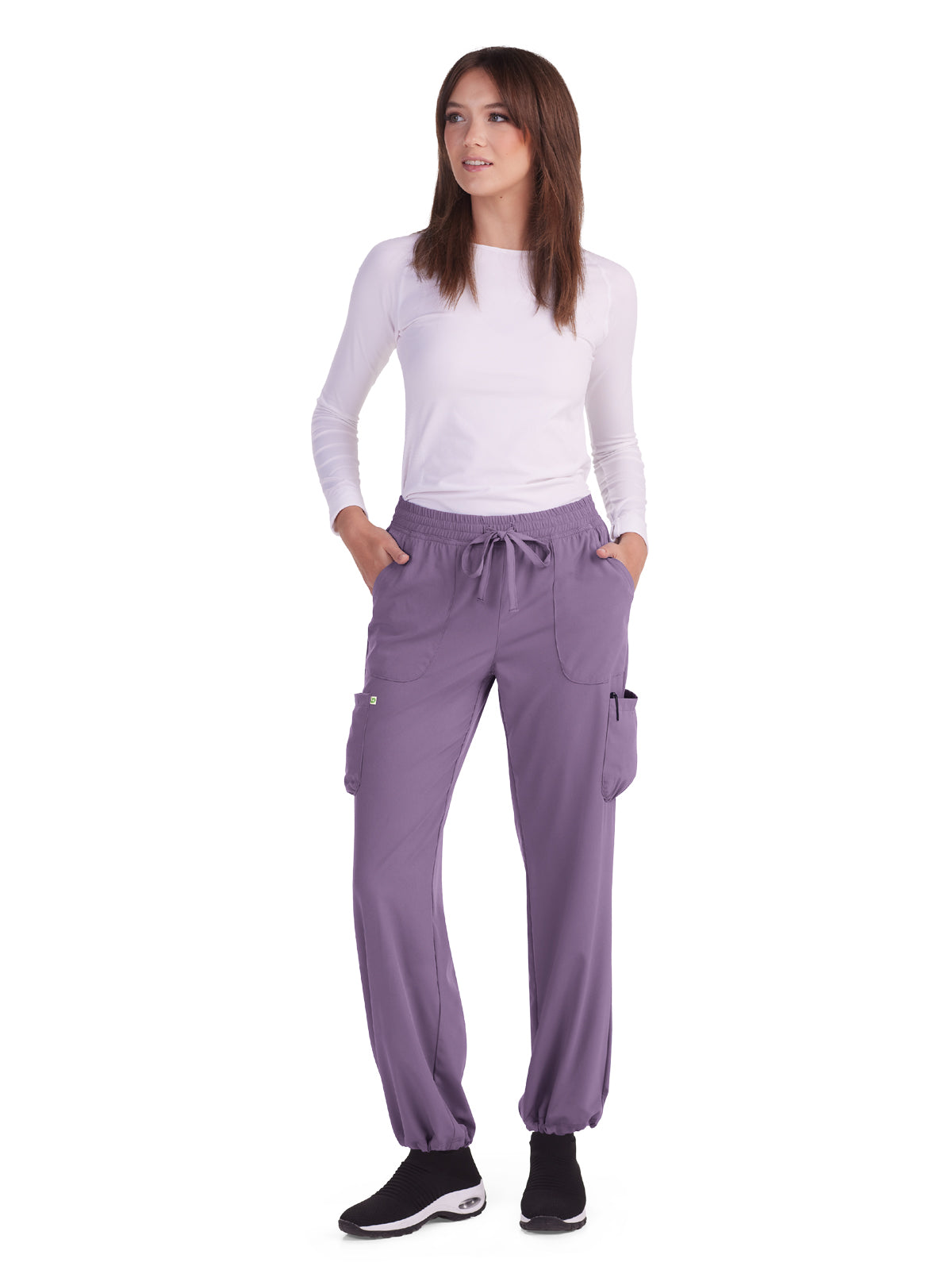 Women's Drawstring Elastic Adjustable Cinch Dunia Scrub Pant