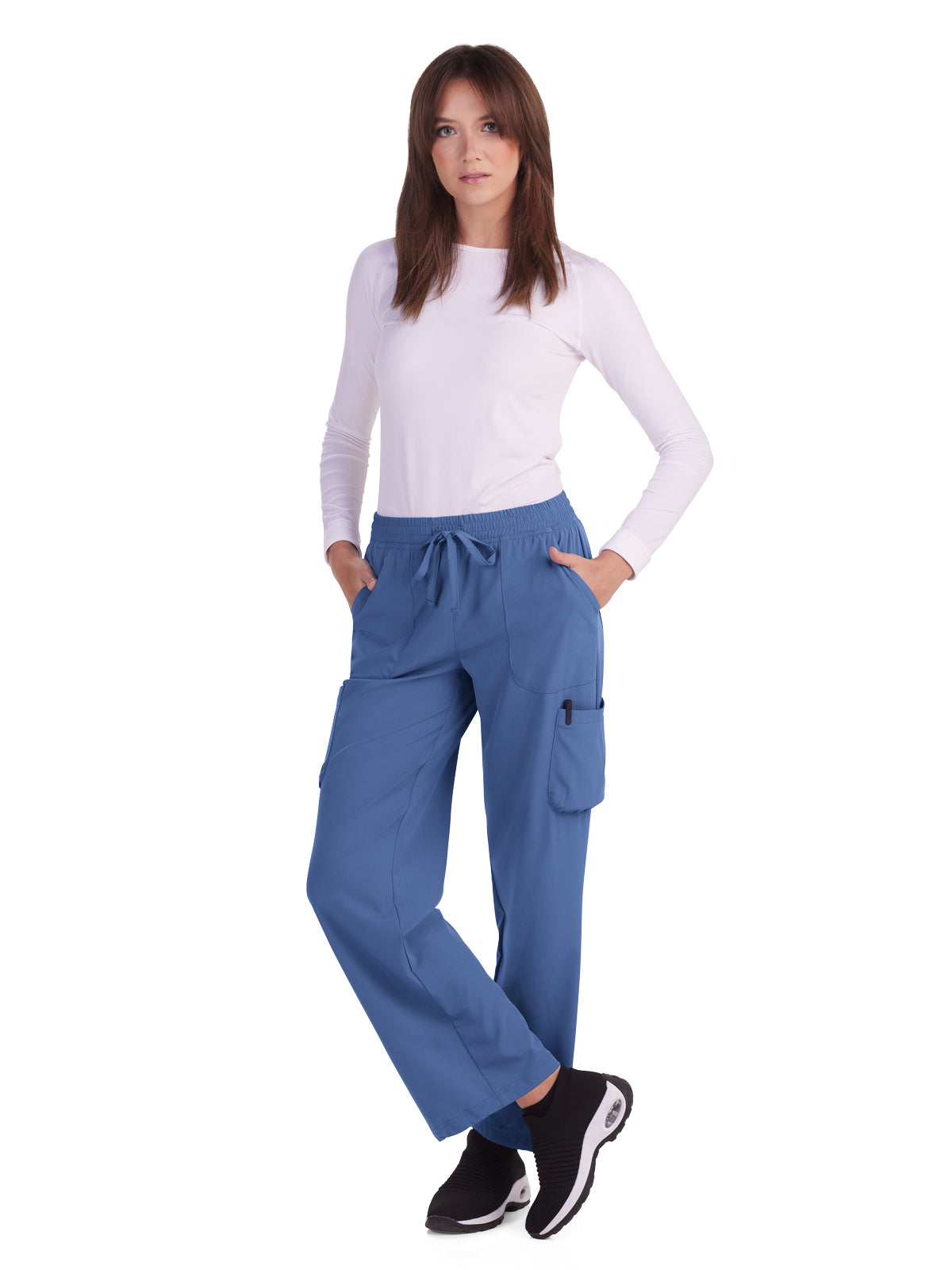 Women's Drawstring Elastic Adjustable Cinch Dunia Scrub Pant