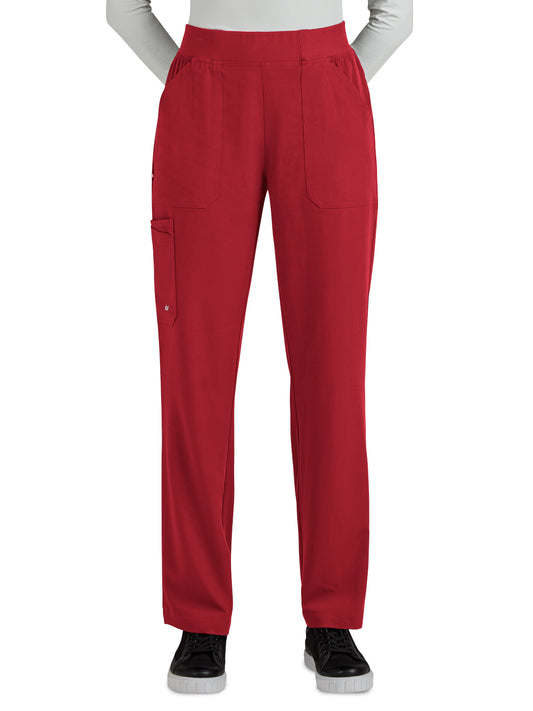 Women's 7-Pocket Boot Cut Jump Start Pant - 775 - Ruby