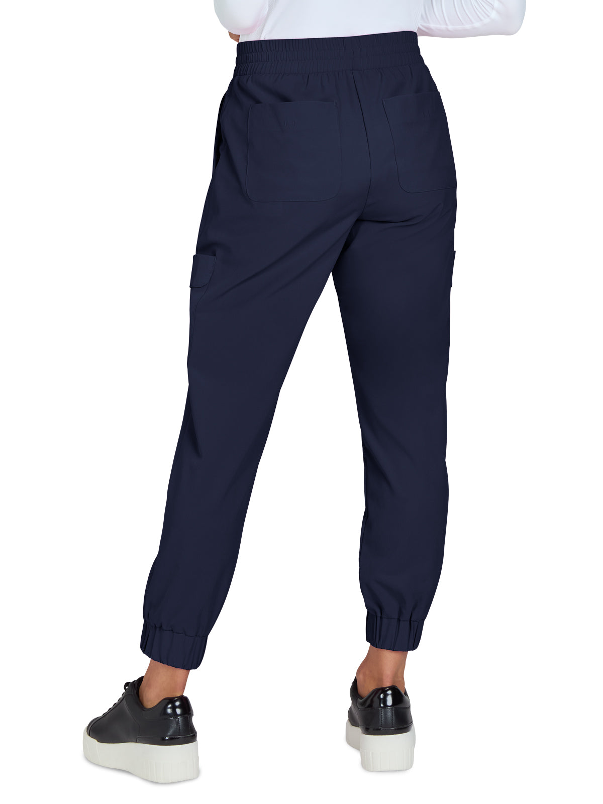 Women's 6-Pocket Jogger-Style Eco-Friendly Elastic Drawstring Terra Scrub Pant