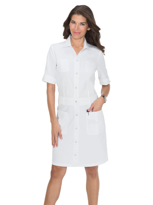 Women's 4-Pocket Button-Front Alexandra Dress