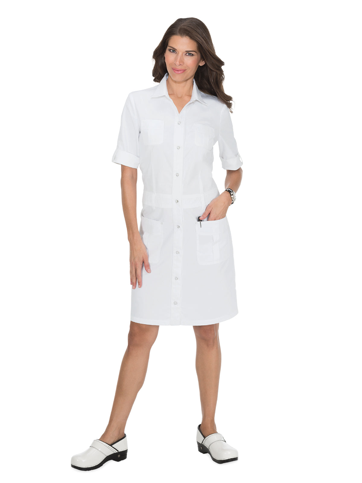 Women's 4-Pocket Button-Front Alexandra Dress