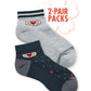 Compression Ankle Socks 2-Pack