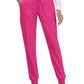 Women's 8-Pocket Ribbed Cuff Jogger-Style Hollyhock Scrub Pant