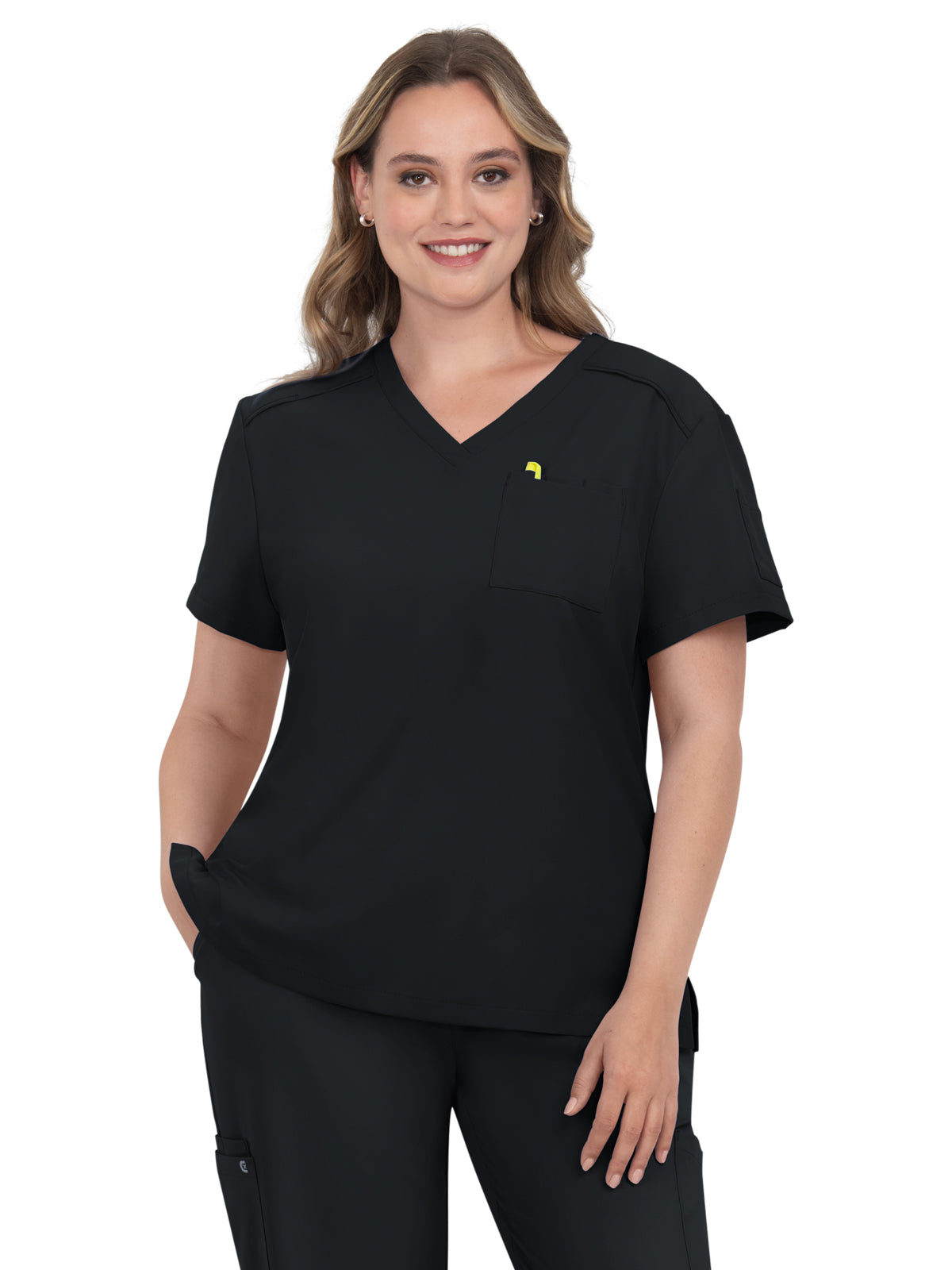 Women's 2-Pocket V-Neck Tuck-In Aura Top