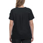 Women's 2-Pocket V-Neck Tuck-In Aura Top - C100 - Black