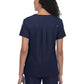 Women's 2-Pocket V-Neck Tuck-In Aura Top - C100 - Navy