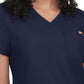 Women's 2-Pocket V-Neck Tuck-In Aura Top - C100 - Navy
