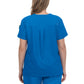 Women's 2-Pocket V-Neck Tuck-In Aura Top - C100 - Royal Blue