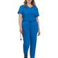 Women's 2-Pocket V-Neck Tuck-In Aura Top - C100 - Royal Blue