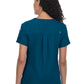 Women's 2-Pocket V-Neck Tuck-In Aura Top - C100 - Caribbean Blue