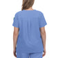Women's 2-Pocket V-Neck Tuck-In Aura Top - C100 - True Ceil