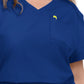 Women's 2-Pocket V-Neck Tuck-In Aura Top - C100 - Galaxy